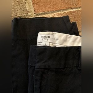Crown & Ivy Cropped Pants Sz 6